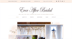 Desktop Screenshot of myeverafterbridal.com